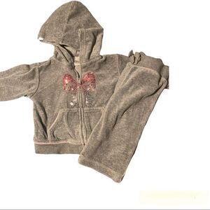 🪩 baby girl outfit, 6 months, sweat outfit zip up sweatshirt with match pant